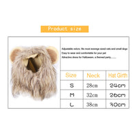 Meowblu™  Cute Lion Mane Cat Costume Wig