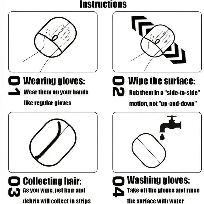 Meowblu™ Premium Pet Hair Removal Glove