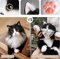 Meowblu™ Cat Shaped Plush Backpack