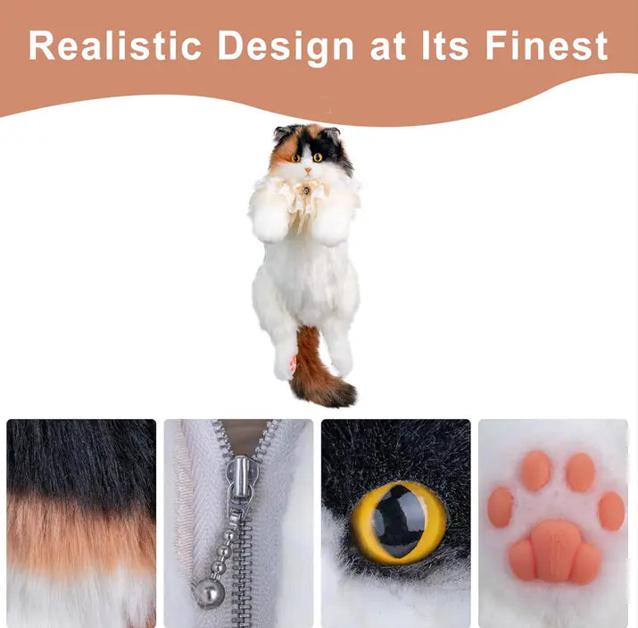 Meowblu™ Cat Shaped Plush Backpack