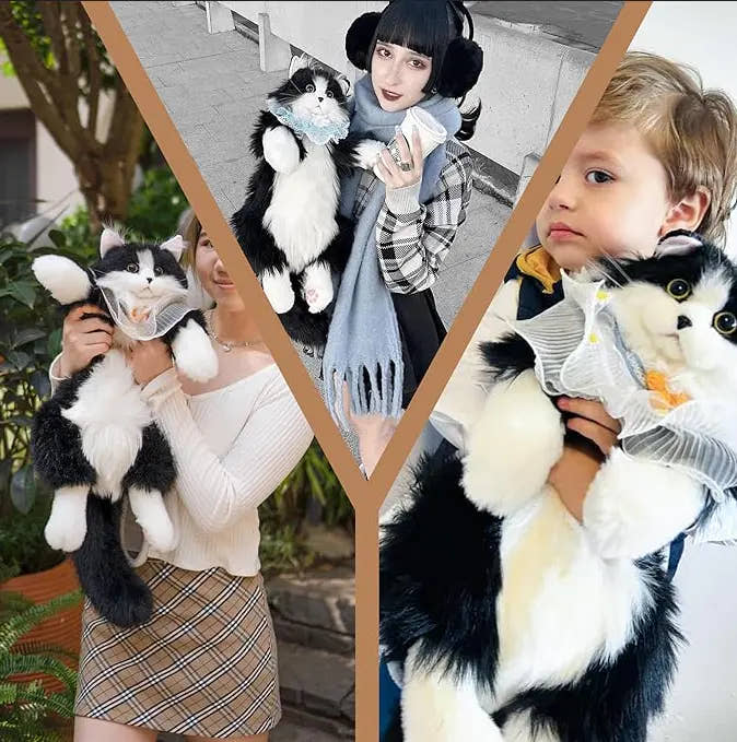 Meowblu™ Cat Shaped Plush Backpack