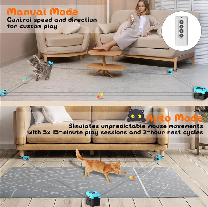 Meowblu™ Interactive Cat Treadmill Toy