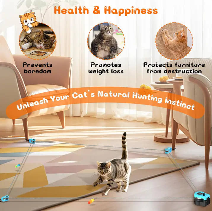 Meowblu™ Interactive Cat Treadmill Toy